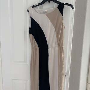 Calvin Klein Sleeveless Colorblock Sheath Dress